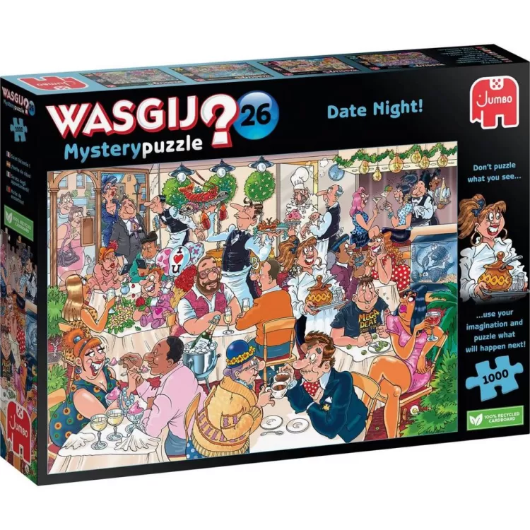 Jumbo Humour*Wasgij - Mystery 26 Date Night! - 1000 Piece Jigsaw Puzzle