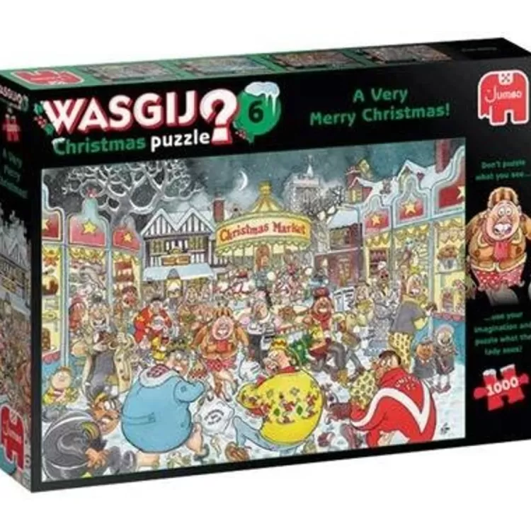 Jumbo Christmas*Wasgij Christmas 6 A Very Merry Christmas - 1000 Pieces