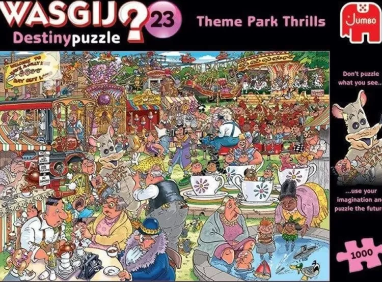 Jumbo Humour*Wasgij Destiny 23 Theme Park - 1000 Piece Jigsaw Puzzle