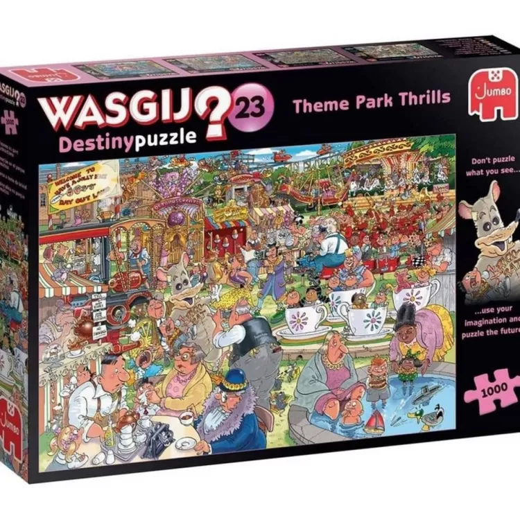 Jumbo Humour*Wasgij Destiny 23 Theme Park - 1000 Piece Jigsaw Puzzle