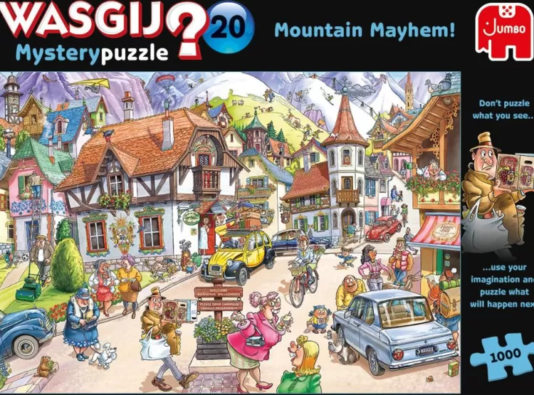 Jumbo Humour*Wasgij Mystery 20 Mountain Mayhem! - 1000 Piece Jigsaw Puzzle