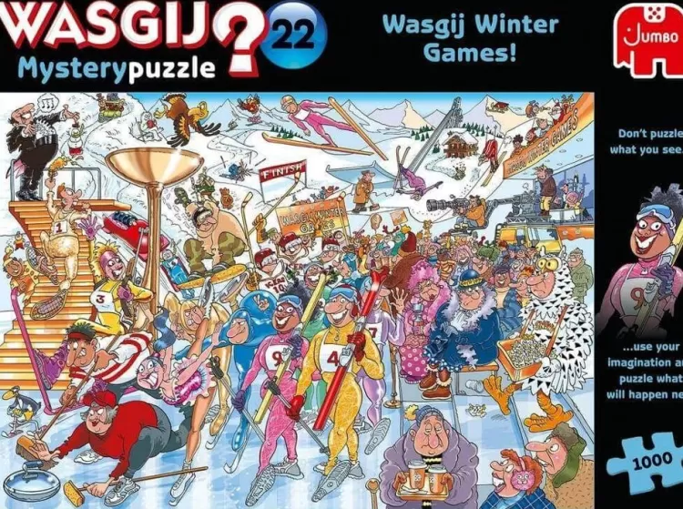 Jumbo Humour*Wasgij Mystery 22 Winter Games! - 1000 Piece Jigsaw Puzzle