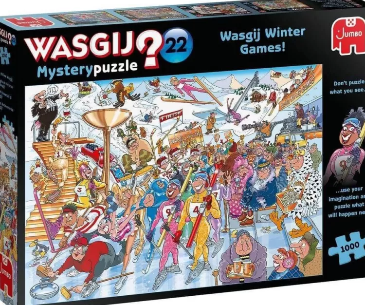 Jumbo Humour*Wasgij Mystery 22 Winter Games! - 1000 Piece Jigsaw Puzzle