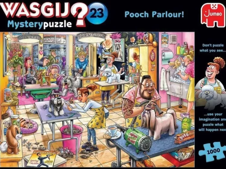 Jumbo Humour*Wasgij Mystery 23 Pooch Parlour - 1000 Piece Jigsaw Puzzle