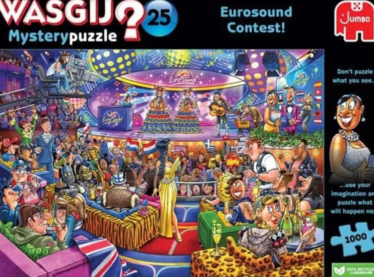 Jumbo Humour*Wasgij Mystery 25 Eurosound Contest - 1000 Piece Jigsaw Puzzle