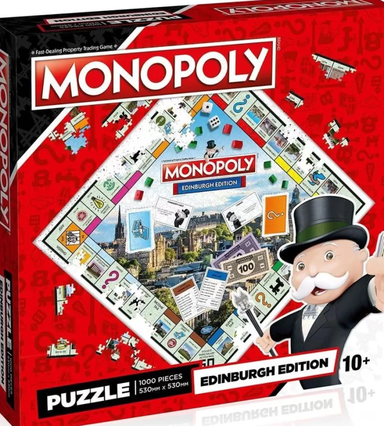 Winning Moves Locations & Buildings* - Edinburgh Monopoly Jigsaw - 1000 Piece Jigsaw Puzzle