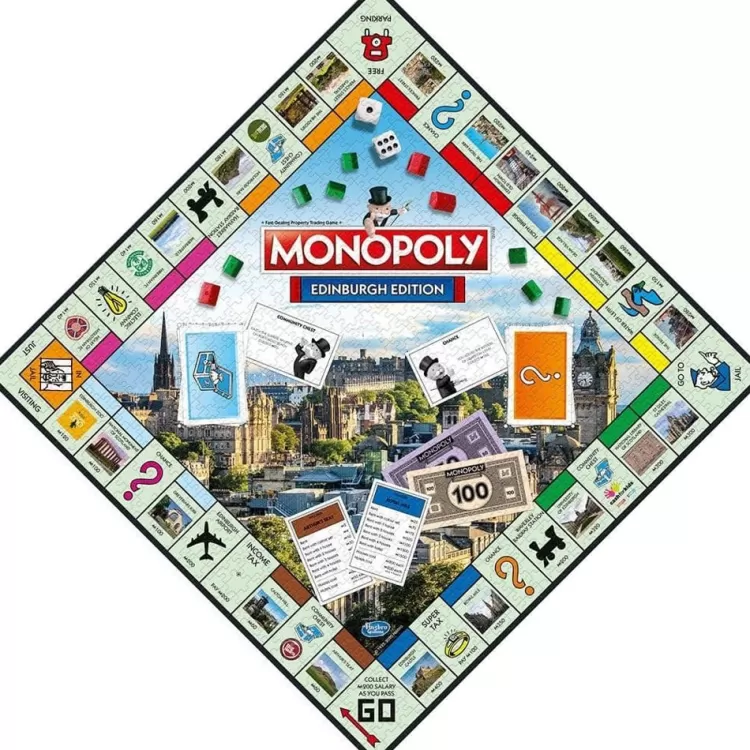 Winning Moves Locations & Buildings* - Edinburgh Monopoly Jigsaw - 1000 Piece Jigsaw Puzzle