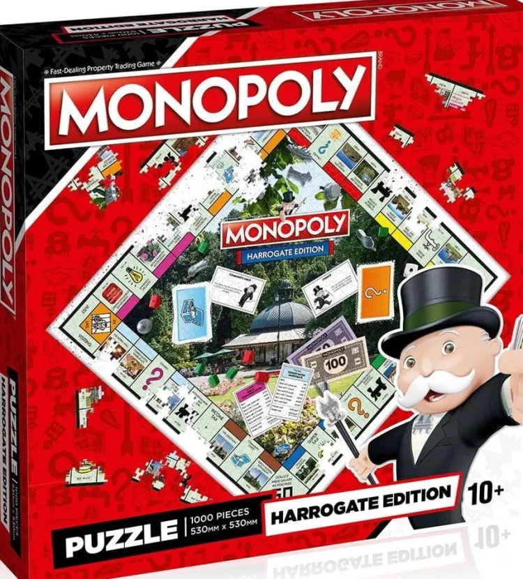 Winning Moves Yorkshire* - Harrogate Monopoly Jigsaw - 1000 Piece Jigsaw Puzzle