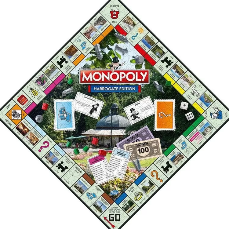 Winning Moves Yorkshire* - Harrogate Monopoly Jigsaw - 1000 Piece Jigsaw Puzzle