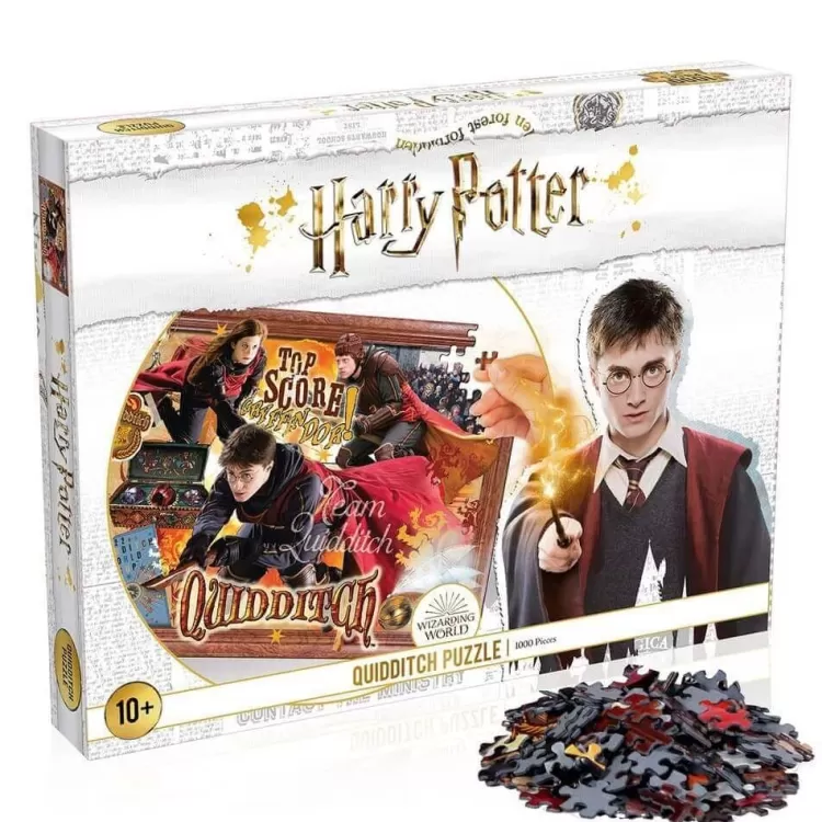 Winning Moves Sound & Screen* - Harry Potter Quidditch - 1000 Piece Jigsaw Puzzle