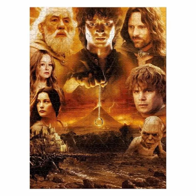 Winning Moves Sound & Screen* - Lord Of The Rings Mount Doom - 1000 Piece Jigsaw Puzzle