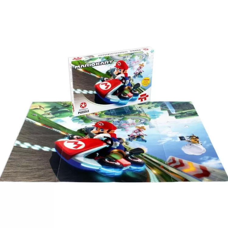 Winning Moves Sound & Screen* - Mario Kart Funracer - 1000 Piece Jigsaw Puzzle