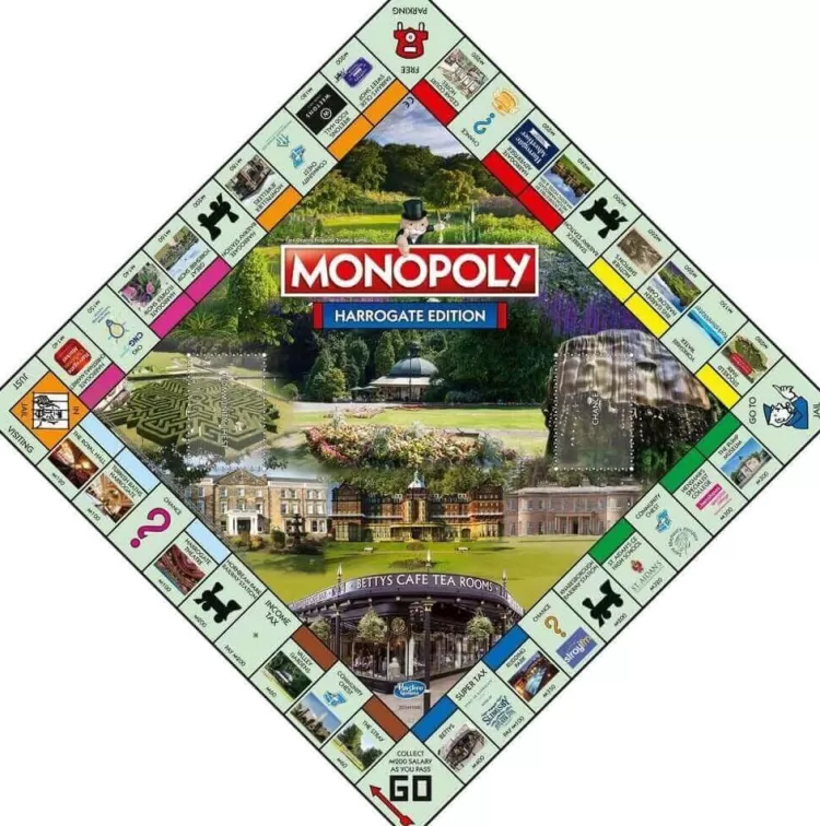 Winning Moves Locations & Buildings* - Monopoly - Harrogate Edition