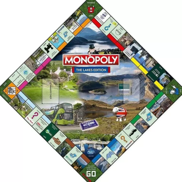 Winning Moves Locations & Buildings* - Monopoly - The Lakes Edition