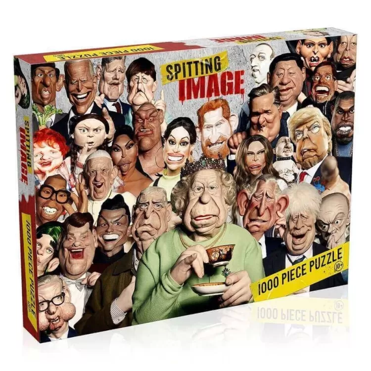 Winning Moves Sound & Screen* - Spitting Image Puzzle - 1000 Piece Jigsaw Puzzle