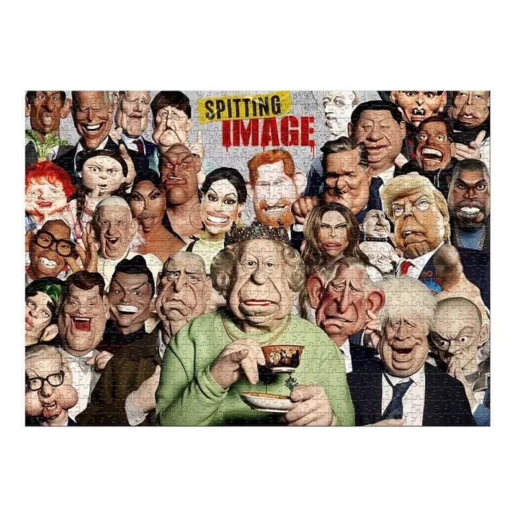 Winning Moves Sound & Screen* - Spitting Image Puzzle - 1000 Piece Jigsaw Puzzle