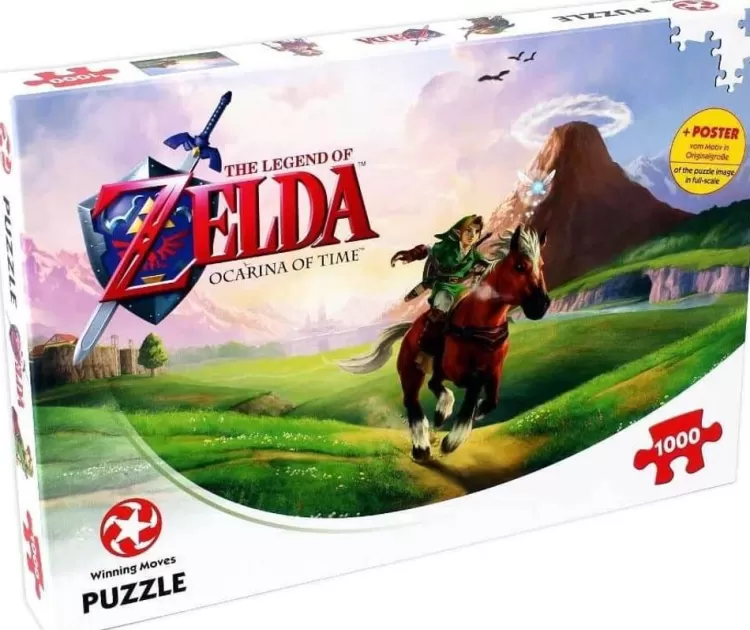 Winning Moves Sound & Screen* - The Legend Of Zelda Ocarina Of Time - 1000 Piece Jigsaw Puzzle