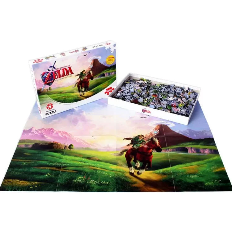 Winning Moves Sound & Screen* - The Legend Of Zelda Ocarina Of Time - 1000 Piece Jigsaw Puzzle