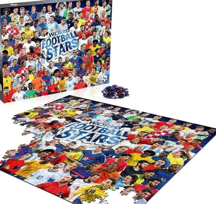 Winning Moves Pastimes* - World Football Stars - 1000 Piece Jigsaw Puzzle